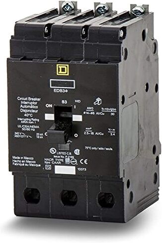 شنايدر إلكتريك 480Y/277-VOLT 90-AMP EGB34090 قاطع دائرة مصغر 480Y/277V 90A in Kuwait