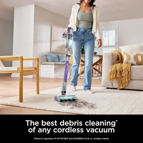 Shark IP1251 PowerDetect Cordless Stick Vacuum, HEPA Filtration, 70-Minute Runtime, Carpet & Hard Floor, Portable, XL Dust Cup, Perfect for Pet Hair (Renewed) in Kuwait