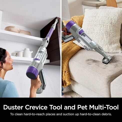 Shark IP1251 PowerDetect Cordless Stick Vacuum, HEPA Filtration, 70-Minute Runtime, Carpet & Hard Floor, Portable, XL Dust Cup, Perfect for Pet Hair (Renewed) in Kuwait