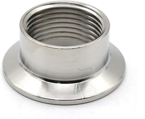 1pcs SS304 316 Hexagon Male Threaded Ferrule Pipe Fitting fit for Tri Clamp (Color : DN40 Ferrule 64, Size : SS304) Plumbing Fittings in Kuwait