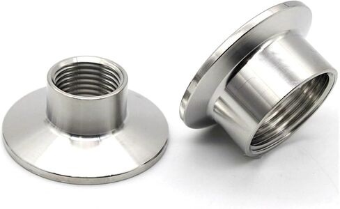 1pcs SS304 316 Hexagon Male Threaded Ferrule Pipe Fitting fit for Tri Clamp (Color : DN40 Ferrule 64, Size : SS304) Plumbing Fittings in Kuwait