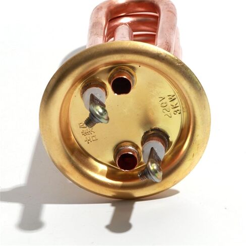 عنصر التدفئة الكهربائية 220 فولت سخان الماء المغلي 2KW/3KW أنبوب النحاس الأحمر شفة/القرص 63 مللي متر (فضي) in Kuwait