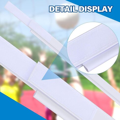 Shappy 2 Pcs Volleyball Net Antenna Sleeves, 40 Inch Volleyball Antenna Pocket, Indoor and Beach Volleyballs Equipment Accessories, Adjustable Length (No Antennas Included) in Kuwait