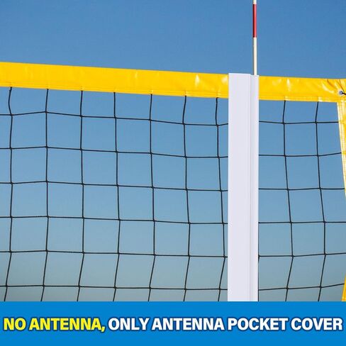 Shappy 2 Pcs Volleyball Net Antenna Sleeves, 40 Inch Volleyball Antenna Pocket, Indoor and Beach Volleyballs Equipment Accessories, Adjustable Length (No Antennas Included) in Kuwait