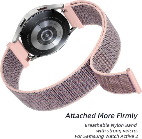 أربطة من النايلون متوافقة مع Garmin Forerunner 165 Band، حزام بديل رياضي ناعم 20 مم لساعة Garmin Forerunner 55/165/158/245/645/Vivoactive 6/Vivoactive 5/3/3 Music/Venu Sq 2 in Kuwait
