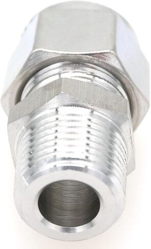 3/8" NPT Male-Fit Tube OD 12mm 304 Stainless Ferrule Pneumatic Connector Fitting in Saudi Arabia