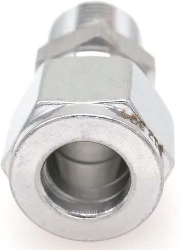3/8" NPT Male-Fit Tube OD 12mm 304 Stainless Ferrule Pneumatic Connector Fitting in Saudi Arabia