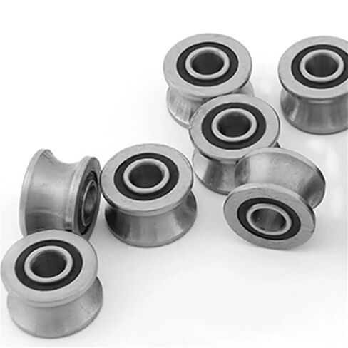5 قطعة/الوحدة U22 T22 8x22.5x14.5x13.5 مللي متر U الأخدود تحمل الصلب الكرة العميقة آثار المشي دليل السكك الحديدية (U22 و M8 المسمار) in Kuwait