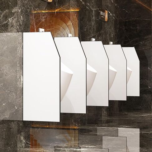 Urinal Privacy Screen and Partition with Stainless Steel Fittings for Enhanced Privacy in Public Toilets, Offices, Supermarkets, and Shopping Malls in Kuwait