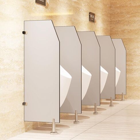 Urinal Privacy Screen and Partition, Stainless Steel Fittings for Enhanced Privacy in Public Toilets, Ideal for Offices, Supermarkets, and Shopping Malls in Kuwait