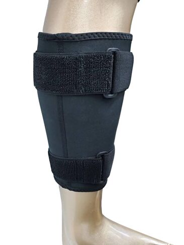 Ankle Monitor Cover for SCRAM, GPS, Alcohol BraceletParole, Probation, House Arrest, Immigration, Sex Offenders - Black Neoprene, Adjustable Elastic Hook and Loop Straps in Kuwait