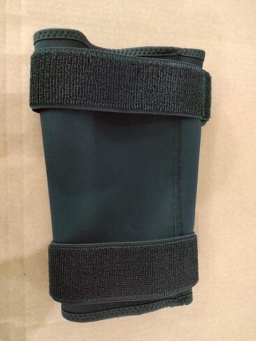Ankle Monitor Cover for SCRAM, GPS, Alcohol BraceletParole, Probation, House Arrest, Immigration, Sex Offenders - Black Neoprene, Adjustable Elastic Hook and Loop Straps in Kuwait