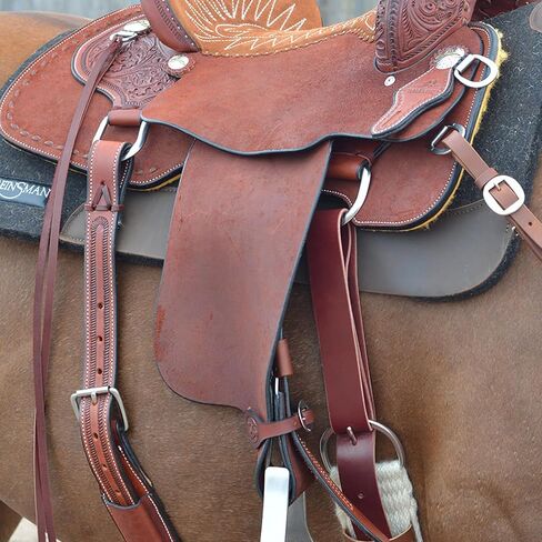 Reinsman 27 Strand Mohair Roper Cinch | Equestrian Horse Riding Durable Comfortable Versatile Flexible Soft Natural Mohair Girth with Stainless Steel Buckles in Kuwait