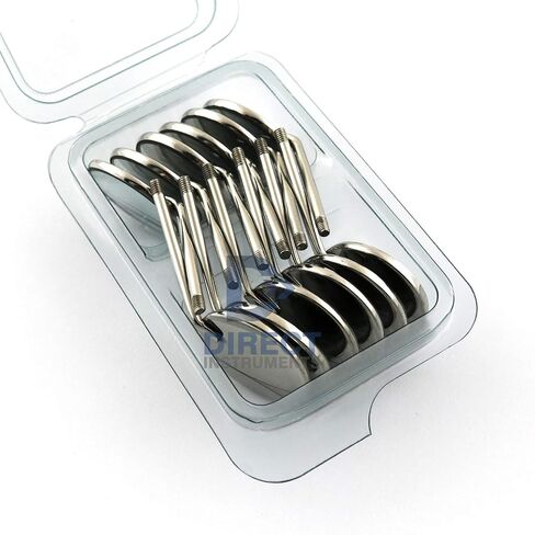 12 قطعة مرآة فم الأسنان رقم 5 أدوات تشخيص الفحص in Kuwait