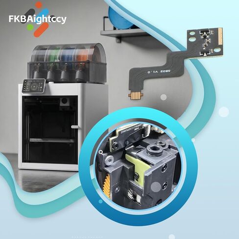 Extruder Filament Sensor Replacement for BambuLab P2S 3D Printer Hall Switch Board Assembly with FPC Cable Black with Tool in Kuwait