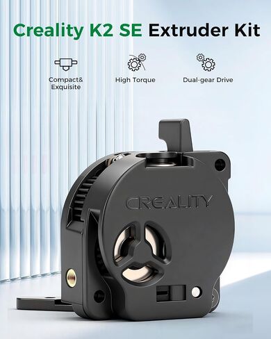 Creality Official K2 SE Extruder Kit, 80N Strong Extrusion Force & Dual Gear Design Provide Smooth and Precise Feeding, Compatible with Creality K2 SE in Kuwait
