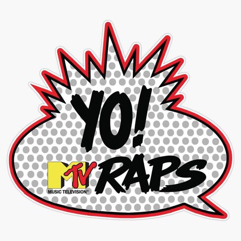 Yo MTV Raps Vinyl Waterproof Sticker Decal Car Laptop Wall Window Bumper Sticker 5" in Kuwait