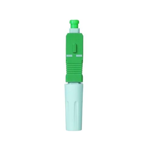 Optical Fiber Quick Connector Single Mode Leather Fiber Optic Cable Cold Splicing Fast Connector Assembly Tools(10PCS SCAPC) in Saudi Arabia