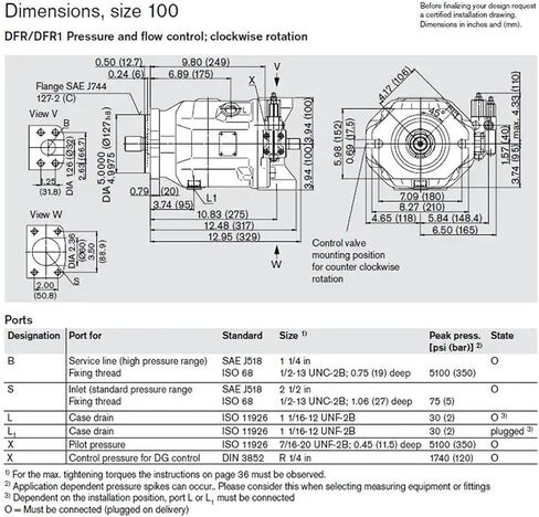 Industrials Hydraulic Pumps AA10VSO140DFR1/31R-PKD62K02 Variable Displacement Piston Pump in Saudi Arabia