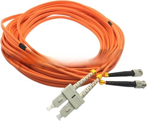 5M MM OM1 62.5/125 3.0mm دوبلكس SC-ST SCUPC إلى STUPC وصلة الألياف in Kuwait