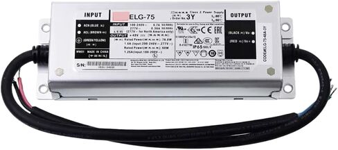 LED Constant Current Driver ELG-75 12V 24V 36V 42V 48V Waterproof; ELG-75-24A-3Y | ELG7524A3Y in Saudi Arabia