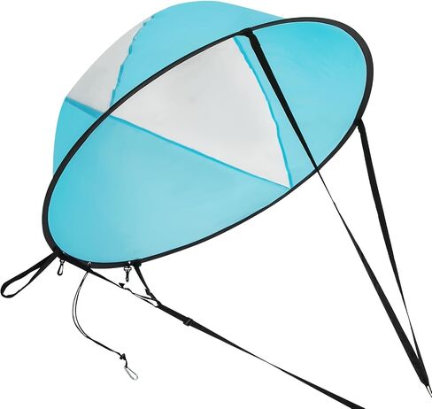 Kayak Sails, 42.5 Inch Paddle Board Simple Sail Kayak Paddle Board Accessories Foldable Downwind Kayak Sail Kit with Carrying Bag & Transparent Window for Paddle Boards Kayaks Canoes in Kuwait