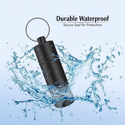 3 Pack Leak-Proof Bottle Portable Pepper Shaker Waterproof Aluminum Container for Outdoor Camping Trips Travel in Kuwait