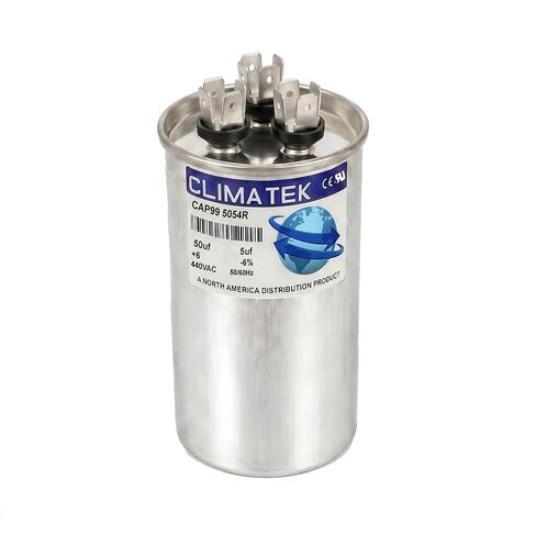 مكثف دائري ClimaTek يحل محل Janitrol # CAP050500440CT | 50/5 فائق التوهج MFD، 370/440 فولت تيار متردد، تشغيل مزدوج in Kuwait