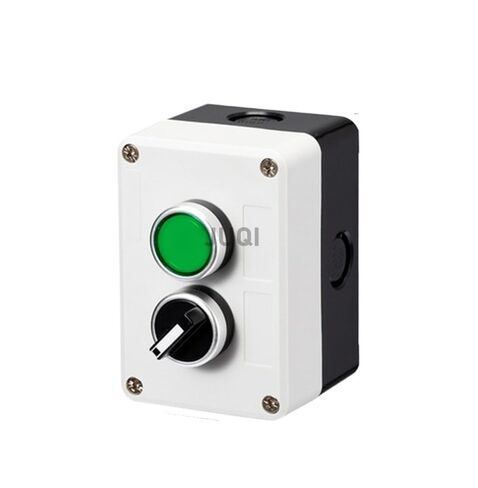 New Two Position Button Switch Control Waterproof Box Indicator Light Plastic Box Emergency Stop Reset Jog Electrical Box(A) in Kuwait