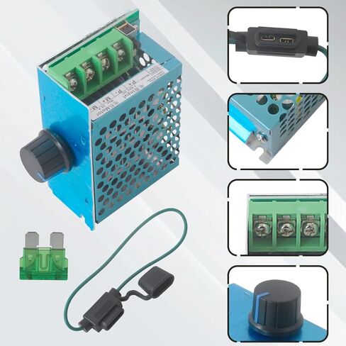 Xspeedonline Wide Voltage DC Motor Controller 7-70V 30A PWM with Power Indicator in Saudi Arabia