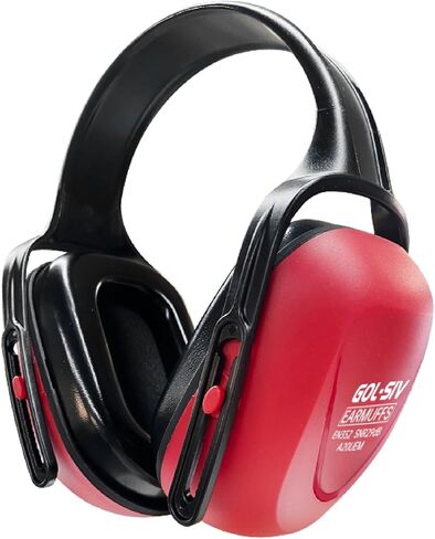 SNR30dB Behind-the-Head Ear Protection,Sound Proof Noise Reduction Earmuffs,For Construction,Gun Range,Airport,Shooting,Lawn Mowing,Neck Band Style in Kuwait