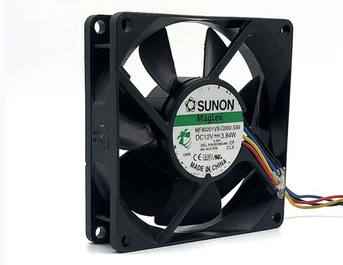 MF80201VX-Q000-S99 SUNON 80 * 80 * 25 مم 12 فولت 3.84 وات 8 سم 4 أسلاك مروحة تبريد in Kuwait