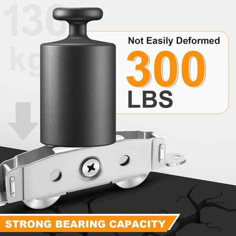 2 Pcs Sliding Patio Door Roller 304 Stainless Adjustable Sliding Door Wheel | Adjustable 304 stainless steel sliding door rollers, 300 lbs heavy load, replacement hardware for patio glass sliding doors in Kuwait