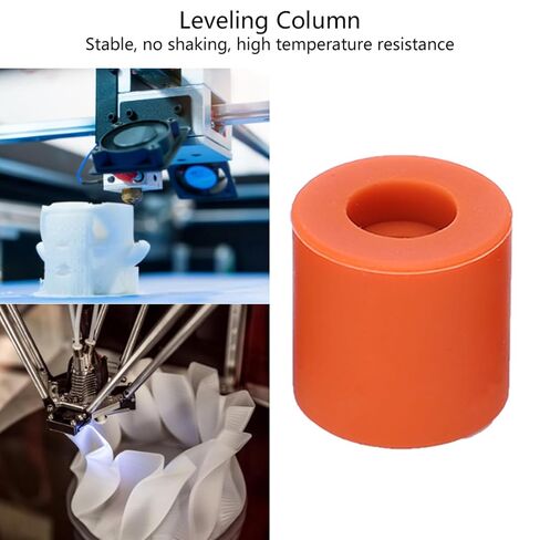 Silicone Leveling Column for 3D Printer,Heat Bed Leveling Parts Leveling Spring Replacement with High Temperature Resistance Stable Solid Printer Accessories (12 Pack) in Kuwait