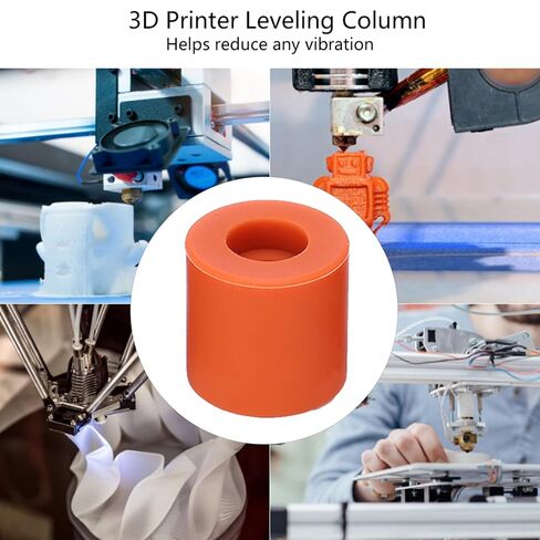 Silicone Leveling Column for 3D Printer,Heat Bed Leveling Parts Leveling Spring Replacement with High Temperature Resistance Stable Solid Printer Accessories (12 Pack) in Kuwait