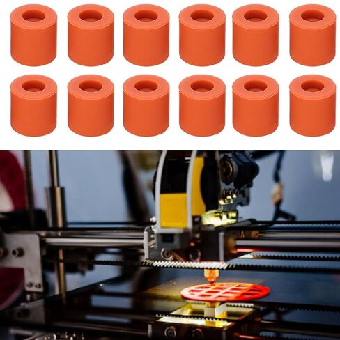 Silicone Leveling Column for 3D Printer,Heat Bed Leveling Parts Leveling Spring Replacement with High Temperature Resistance Stable Solid Printer Accessories (12 Pack) in Kuwait
