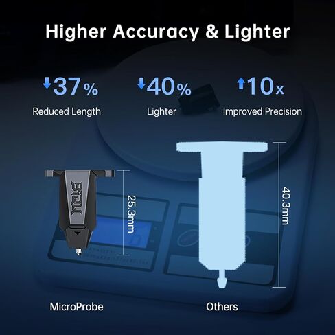 مجموعة مستشعر تسوية السرير BIQU MicroProbe V2.0 أداة تسوية تلقائية للطابعة ثلاثية الأبعاد مع مسبار معدني عالي الدقة ومناسب لـ B1 BX H2 Ender-3 RatRig VC3 Voron 2.4 in Kuwait