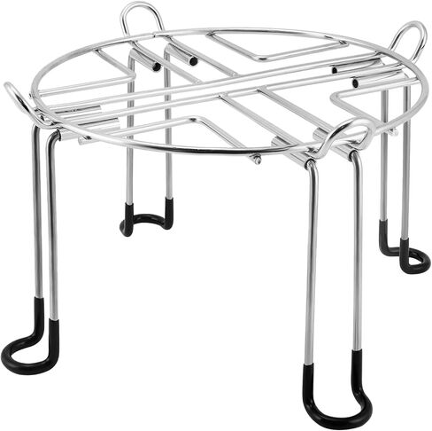 QWORK Stainless Steel Stand for Water Filter System, 7-Inch Height, 10-Inch Base Diameter in Kuwait