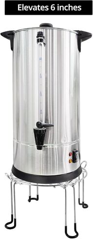 QWORK Stainless Steel Stand for Water Filter System, 7-Inch Height, 10-Inch Base Diameter in Kuwait