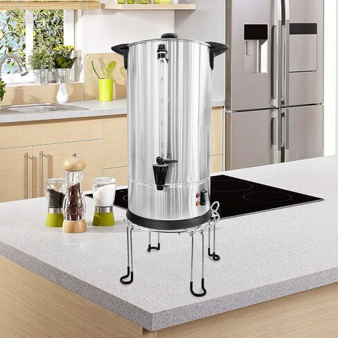 QWORK Stainless Steel Stand for Water Filter System, 7-Inch Height, 10-Inch Base Diameter in Kuwait