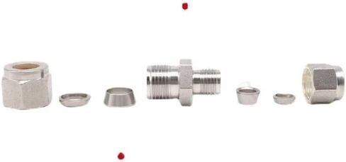 1/16 "1/8" 1/4 "3/8" 1/2 "3/4" 1 "2/3/4/6/8/10 مللي متر أنبوب ضغط الاتحاد SUS316L وصلة أنابيب الفولاذ المقاوم للصدأ (2 مللي متر-3 مللي متر) in Kuwait