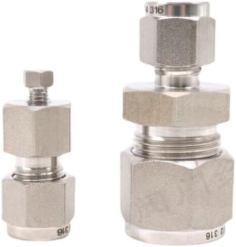 1/16 "1/8" 1/4 "3/8" 1/2 "3/4" 1 "2/3/4/6/8/10 مللي متر أنبوب ضغط الاتحاد SUS316L وصلة أنابيب الفولاذ المقاوم للصدأ (2 مللي متر-3 مللي متر) in Kuwait