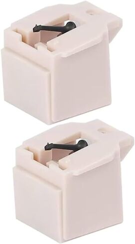 2Pcs Replacement Turntable Needle for Pioneer PL-990 PL-223 PL-Z81 Stylus with Diamond Cone Tip 3.5mV 13mm Hole Spacing 2g Pressure in Kuwait