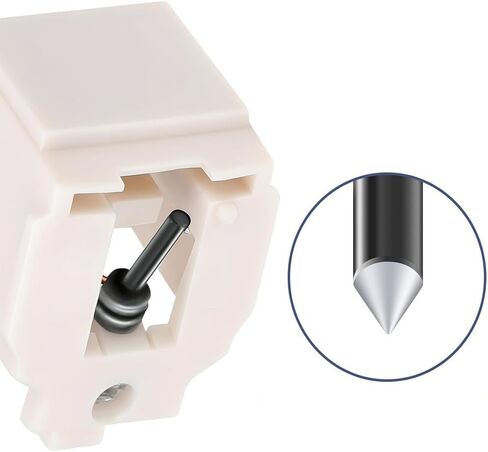 2Pcs Replacement Turntable Needle for Pioneer PL-990 PL-223 PL-Z81 Stylus with Diamond Cone Tip 3.5mV 13mm Hole Spacing 2g Pressure in Kuwait