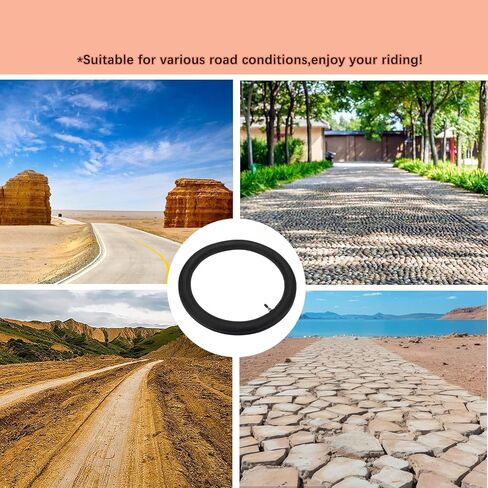 3.25/3.50-16 (90/100-16) Heavy Duty Inner Tube (1 Pack), with TR4 Straight Valve, Fits CRF150R Expert, CRF150F, QG-216, DR125/150 in Kuwait