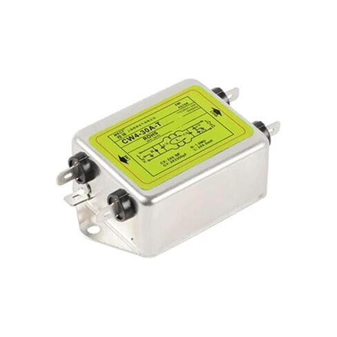 مرحلة واحدة AC 220V تنقية EMI من الدرجة العسكرية CW4-3A-T 6A 10A 20A 30A مرشح مصدر الطاقة (CW4-3A-T) in Kuwait