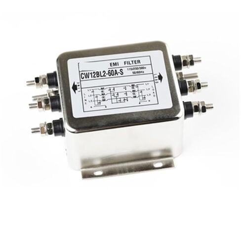 AC/DC Filter Three-Phase Anti-Interference EMI Socket Linear Power Purification 380vcw(DVP02LC-SL) in Kuwait