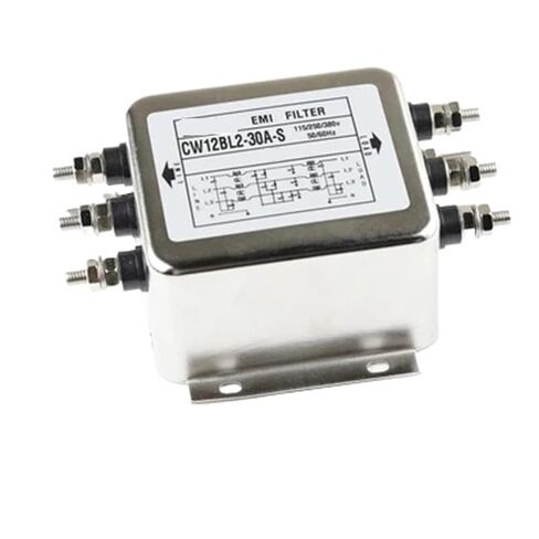 AC/DC Filter Three-Phase Anti-Interference EMI Socket Linear Power Purification 380vcw(DVP02LC-SL) in Kuwait