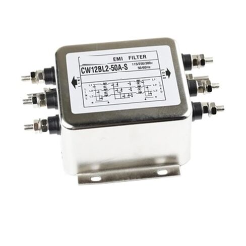AC/DC Filter Three-Phase Anti-Interference EMI Socket Linear Power Purification 380vcw(DVP02LC-SL) in Kuwait