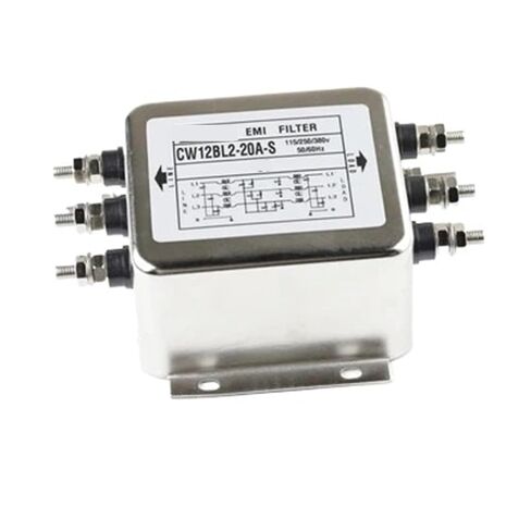 AC/DC Filter Three-Phase Anti-Interference EMI Socket Linear Power Purification 380vcw(DVP02LC-SL) in Kuwait